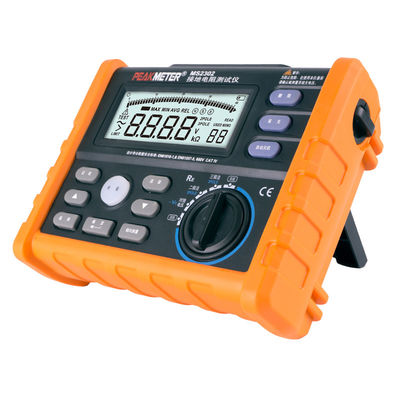 Portable Earth Ground Resistance Tester Accurate Measurement Device for Electrical Safety Testing and Maintenance Applications