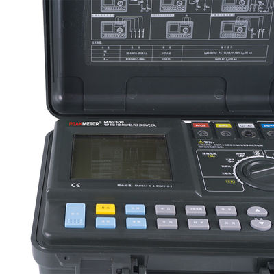 Φορητός Ελεγκτής Αντίστασης Γείωσης Μεγάλης Χωρητικότητας Μνήμης Γρήγορων Δεδομένων Ιδανικός για Μηχανικούς Πεδίου και Ηλεκτρολόγους