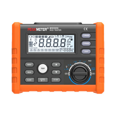 Επαγγελματικός δοκιμαστής διαρροής διακόπτη με δοκιμή AUTO RAMP και ανίχνευση τάσης σφάλματος