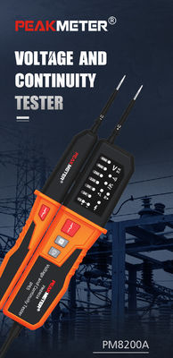 Ανιχνευτής τάσης δοκιμής RCD αυτοματικής εμβέλειας για μέτρηση υψηλής ακρίβειας σε κυκλώματα τριών φάσεων